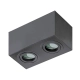 lafabryka.pl Plafon IP44 BRANT SQUARE 2  black AZ2879  AZZARDO ........KOD: 15509